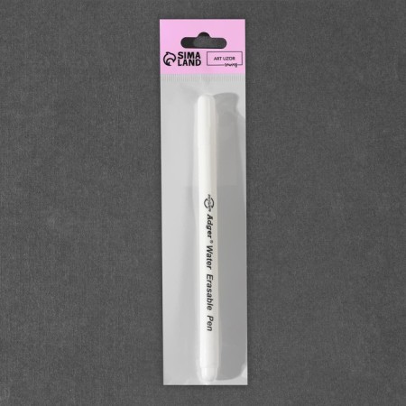 Fabric marker, water -soluble, white color-3