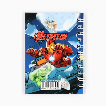 Set of notebooks A7 28l 4 pcs, Marvel-2