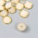 Decor for creativity Plastic "Half -Pesterior with a golden rim" set of 20 pcs 1.7x1.7 cm 943112