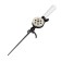 Winter fishing rod, handle foam 100 mm long, HFB-5B