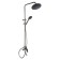 The shower system Zein Z3865, mixer, pouring, tropical and hand watering can, brass, graphite