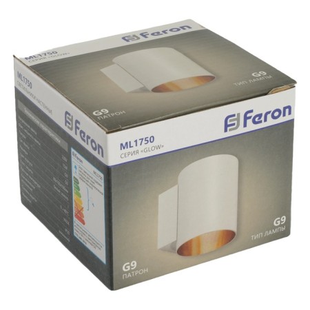 Feron ML1750, IP20, G9, 15 W, 100x80x100 mm lamp, white color-9