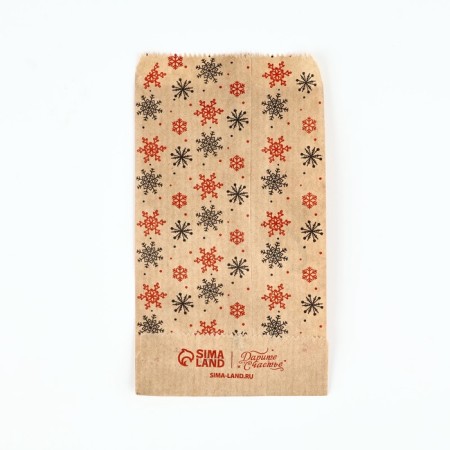 Package Package package, craft, “Happy New Year!”, 8 x 16 cm without a window, New Year-3