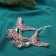 Jewelry decoration "Angels of Hope" 10x14 cm, lilac overflow