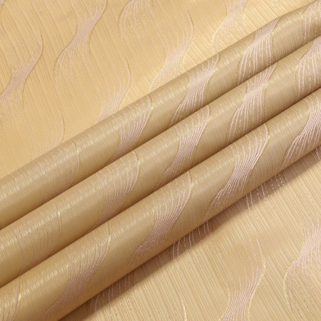 Lining fabric "bends", 100 % polyester, 1 × 1.4 m, gray/gold color-1