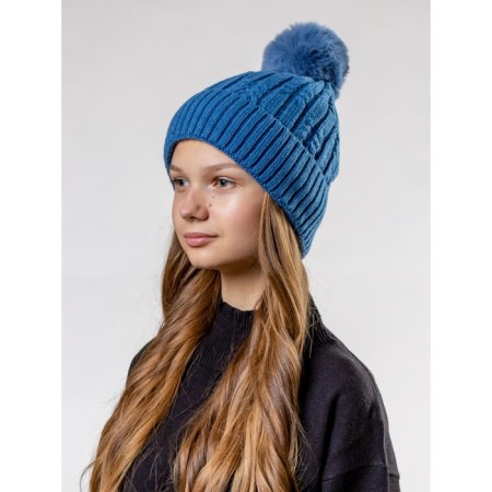 Female ISee hat, size 52-56, blue color-5