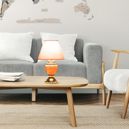 Laima table lamp E14 40W orange-gold 22x22x35 cm Risalux-8