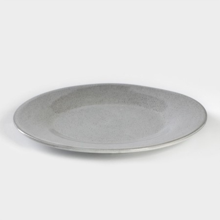 Porcelain plate nebbia, d = 20 cm, color gray mix-1