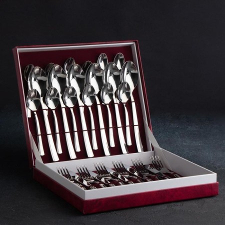 Diningrian "Triumph", 30 objects, thickness 2 mm, decorative box, silver color-4