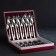 Diningrian "Triumph", 30 objects, thickness 2 mm, decorative box, silver color