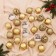 Set of balls plastic D-6 cm, 24 pcs "Winter House" Gold