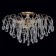 Breeze chandelier 6x60W E14 gold 56x56x38cm
