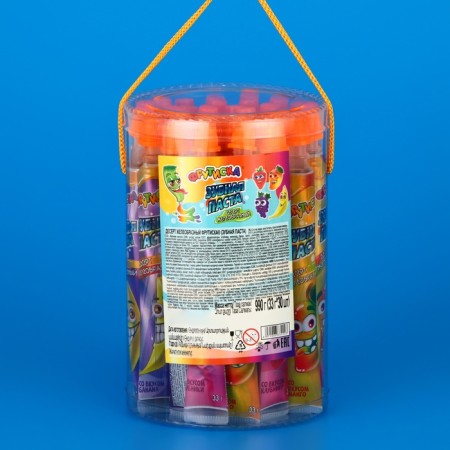 Jelly -like dessert "Frutisk" - toothpaste, assorted, 33 g-2