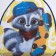 Baby backpack for the boy "Raccoon Skereiter", 23x20.5 cm, lightning department
