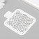 Plastic stencil "Snake print. Snow Skin" 9x9cm