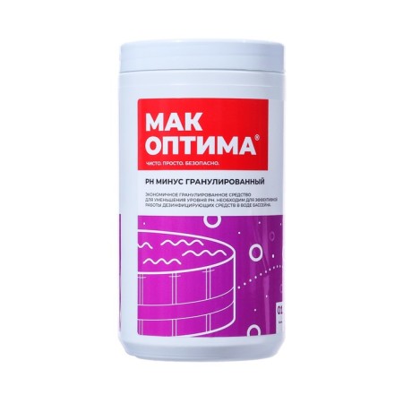 PH level regulator minus granular Optima Mac, 1.5 kg