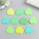 Decor for creativity EVA "Osin leaves" set of 10 pcs MIX 3.7x4.2 cm