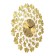 Watching clock, series: openwork, "Filoti", D-60 cm, dial-22 cm