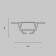 Aluminum profile Maytoni built -in 30x10 mm, 2 m, silver