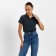 T-shirt (Polo) Women's Minaku Regular Fit: Graphite color, river 42