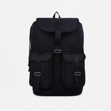 Tourist backpack, 55 liters, cord department, 4 outer pockets, ZFTS, black color