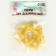 Busins ​​made of natural stone "Cat Eye", set 46 pcs., Size 1 pc. - 8 mm, yellow