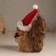 Decor "Squirrel with a mushroom in the New Year's cap" 8x18x17 cm