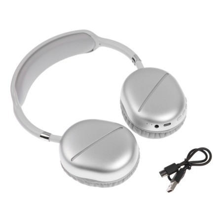 AKZ MAX10 headphones, wireless, full -size, microphone, backlight, white-8