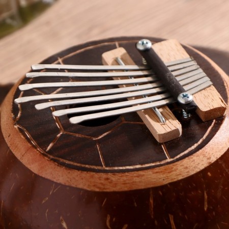 Souvenir musical instrument Kalim "Turtle" 23x18x7 cm-2