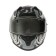 The helmet integral with two visors, size M (57-58), BLD-M67E model, black and gray