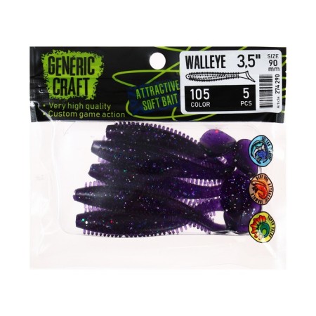 Generic Craft Walleye Bait, color 105, 9 cm, 5 pcs.-1
