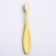 Baby toothbrush with soft bristles, nylon, yellow color