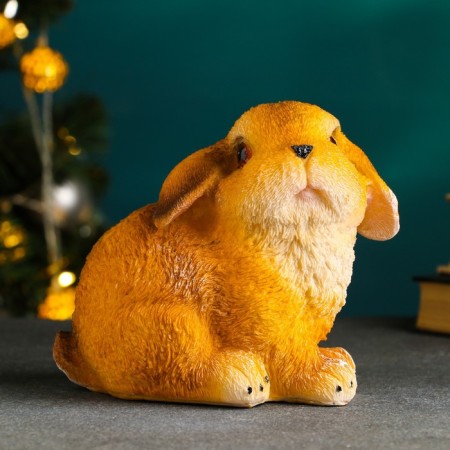 Piggy bank "Rabbit" Red, 15x15x11cm