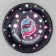 Disposable paper plate "Happy birthday" Festive unicorn, 18 cm
