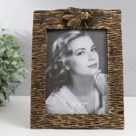 Photo frame Polystone 13x18 cm "Fly" gold 23x17 cm