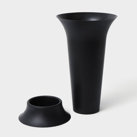 Vase for cutting, 3 l, black color-2