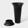 Vase for cutting, 3 l, black color