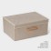 Stellid box for storage with lid LadoM "Francesca", 43 × 30.5 × 18.5 cm, beige color