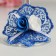 Set on the table of the newlyweds "Harmony", blue