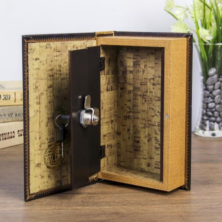 Safe Brush tree "Opening of a new world" leatherette 21x13x5 cm-2