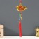 Plastic suspension, textiles "Golden carp with peanuts" 35 cm