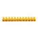 Klement screw block KV-16 6-16, current 30 A, polypropylene yellow rexant (10 pcs.