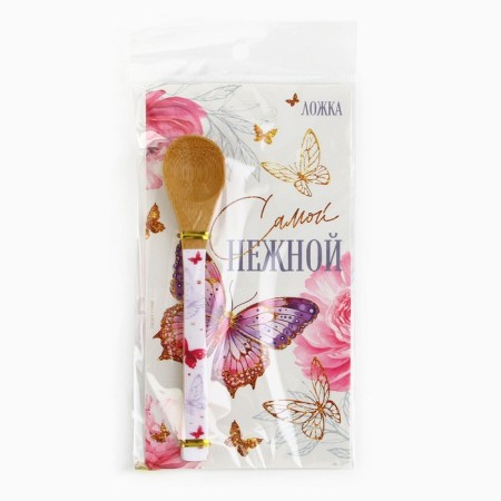 Bamboo spoon "The most tender", 3 x 16 cm.-7