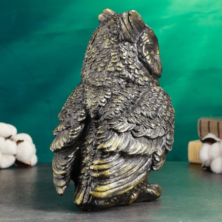 Pigger "Owl Big" black, gold, 27 cm-4