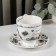 Tea steam porcelain "Mad tea", 440 ml, saucer d = 16.5 cm