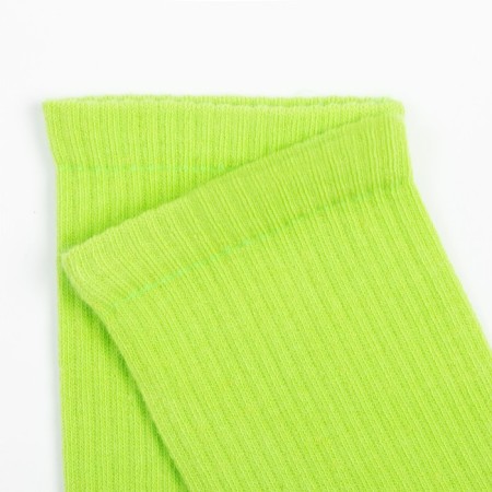 Noski neon, color green, size 23-25-2