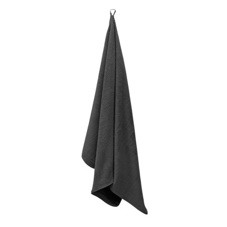 Sports towel, 300 g, size 65x130 cm, dark gray color-2