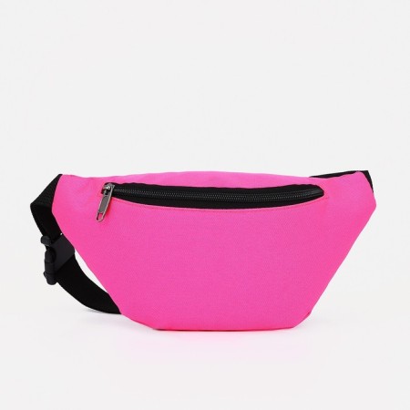Lightning waist bag, outer pocket, pink color