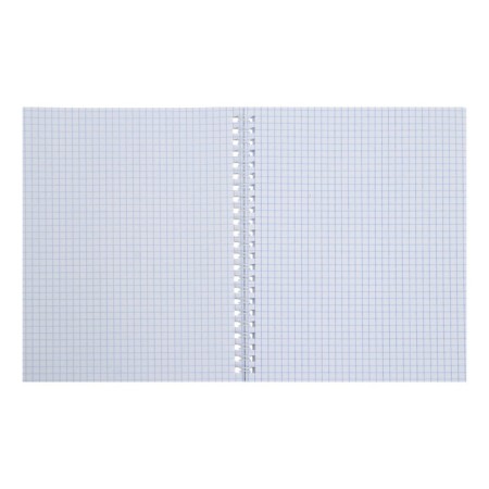 Notebook of 48 sheets in a cage, on the crest of Metallic "Black", Bumvinyl-4