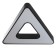 Cauline "Triangle" LED 36W 4000k Black 60x46x70 cm Bayerlux